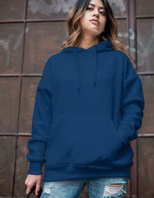deslizar Full Sleeve Solid Women Sweatshirt