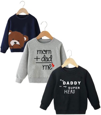 toystshirt Full Sleeve Printed Boys & Girls Sweatshirt