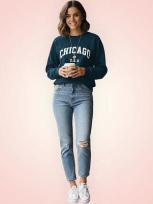 HouseOfCommon Full Sleeve Printed Women Sweatshirt