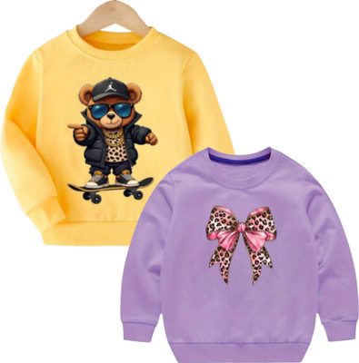 Dollyapparels Trend Full Sleeve Graphic Print Boys & Girls Sweatshirt