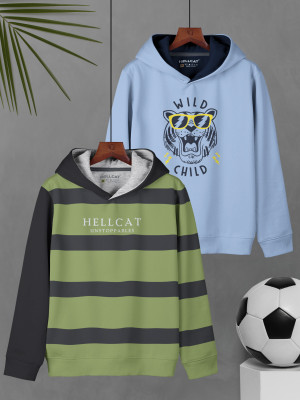 Hellcat Full Sleeve Printed Boys Sweatshirt