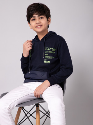 Alan Jones Full Sleeve Applique Boys Sweatshirt
