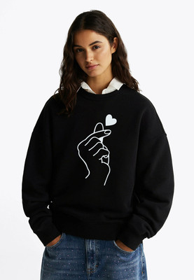 KOTTY Full Sleeve Printed Women Sweatshirt