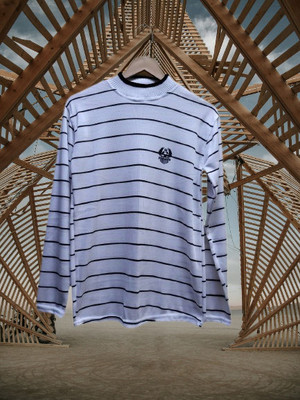 TIKI TEES FAB Full Sleeve Striped Men Sweatshirt
