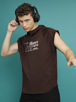 HIGHLANDER Sleeveless Printed Men Sweatshirt