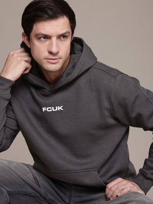 FCUK Full Sleeve Solid Men Sweatshirt