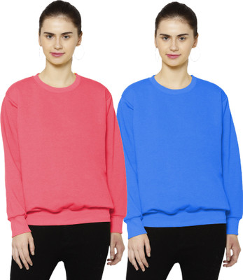 MACK JONNEY Full Sleeve Solid Women Sweatshirt