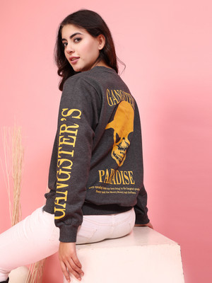 RIGO Full Sleeve Printed Women Sweatshirt