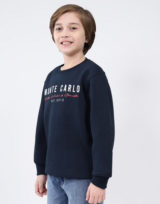 MONTE CARLO Full Sleeve Printed Boys Sweatshirt
