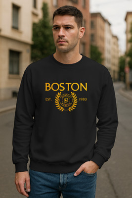 VCANEE Full Sleeve Printed Men Sweatshirt