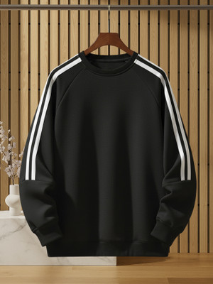 FashionAndYOUTH Full Sleeve Striped Men Sweatshirt