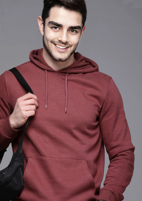 STARODAM Full Sleeve Solid Men Sweatshirt