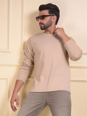 CRIMSOUNE CLUB Full Sleeve Solid Men Sweatshirt