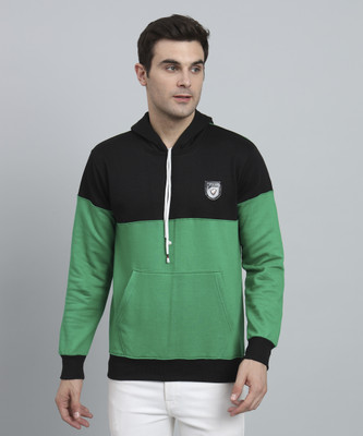 HELL BOUND Full Sleeve Color Block Men Sweatshirt