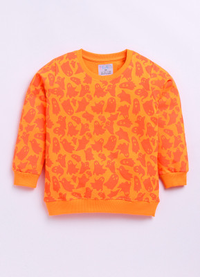 LIL KNOTS Full Sleeve Printed Boys & Girls Sweatshirt