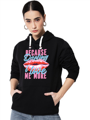 FflrtyGo Full Sleeve Graphic Print Women Sweatshirt