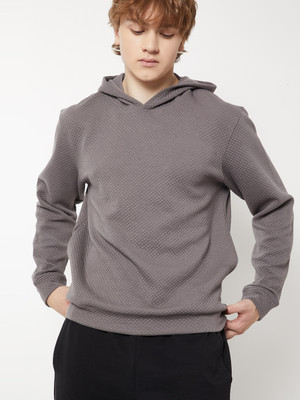 MAX Full Sleeve Self Design Men Sweatshirt