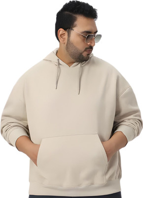 KIXO PLUS Full Sleeve Solid Men Sweatshirt