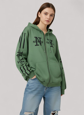 Elvia Full Sleeve Printed Women Sweatshirt