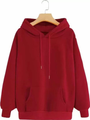 Mundali Full Sleeve Solid Women Sweatshirt