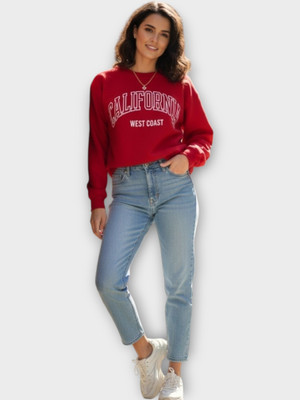 Stylezone Full Sleeve Printed Women Sweatshirt