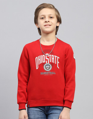MONTE CARLO Full Sleeve Printed Boys Sweatshirt