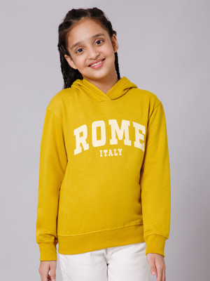 Alan Jones Full Sleeve Printed Girls Sweatshirt