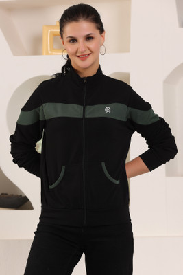 Zicada Full Sleeve Self Design Women Jacket