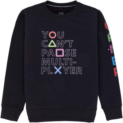 Status Quo Full Sleeve Printed Boys Sweatshirt