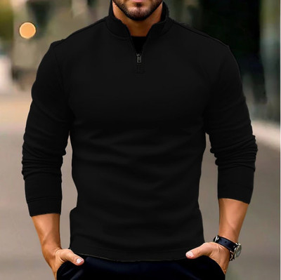 HouseOfCommon Full Sleeve Solid Men Sweatshirt