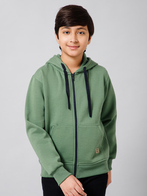 Alan Jones Full Sleeve Solid Boys Sweatshirt