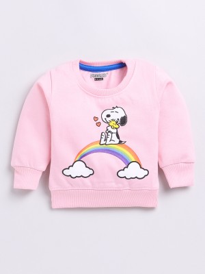 ETEENZ Full Sleeve Printed Baby Girls Sweatshirt