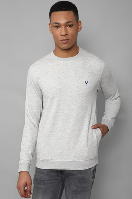Allen Solly Full Sleeve Self Design Men Sweatshirt