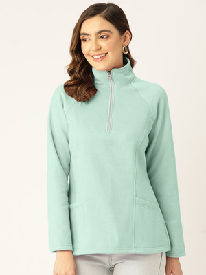 BRINNS Full Sleeve Self Design Women Sweatshirt