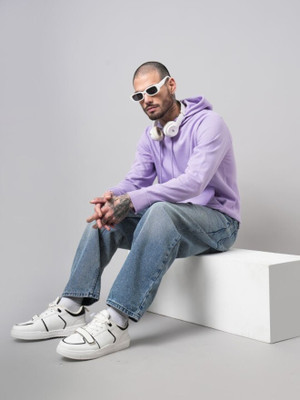 PicPok Fab Full Sleeve Solid Men Sweatshirt