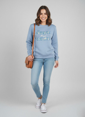 BILBURY Full Sleeve Graphic Print Women Sweatshirt