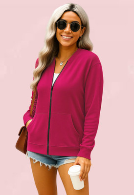 Kasendra Full Sleeve Solid Women Sweatshirt