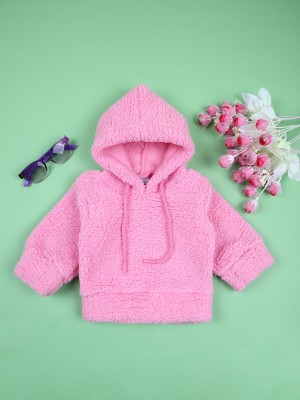 V-MART Full Sleeve Solid Baby Girls Sweatshirt