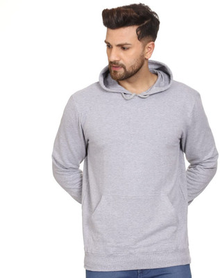 HOC Full Sleeve Solid Men Sweatshirt