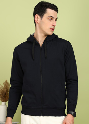 Alan Jones Full Sleeve Solid Men Sweatshirt