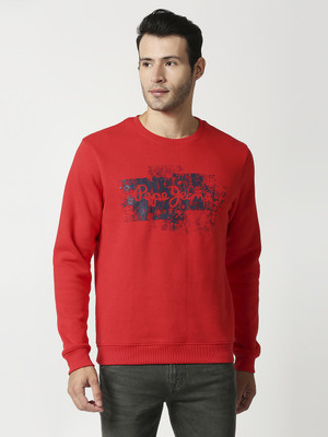 Pepe Jeans Full Sleeve Solid Men Sweatshirt
