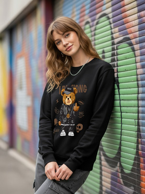 Benny Brooks Full Sleeve Graphic Print Women Sweatshirt