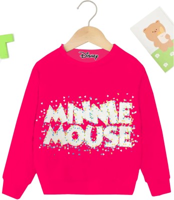 DISNEY BY MISS & CHIEF Full Sleeve Graphic Print Girls Sweatshirt