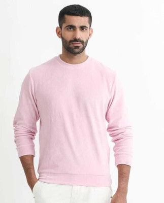 RS Trendz Full Sleeve Self Design Men Sweatshirt