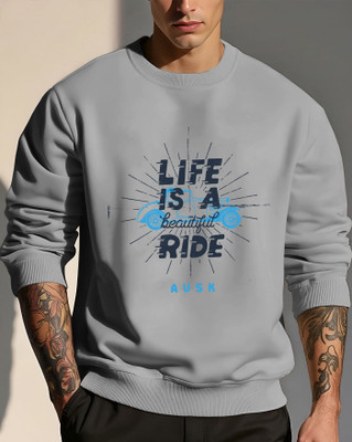 AUSK Full Sleeve Printed Men Sweatshirt
