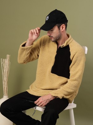 RIGO Full Sleeve Solid Men Sweatshirt