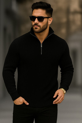 STARVY Full Sleeve Solid Men Sweatshirt