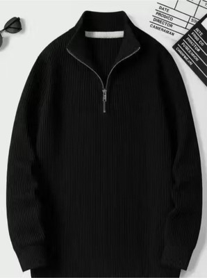 At Last Fashion Full Sleeve Solid Men Sweatshirt