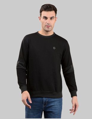Dollar Full Sleeve Solid Men Sweatshirt
