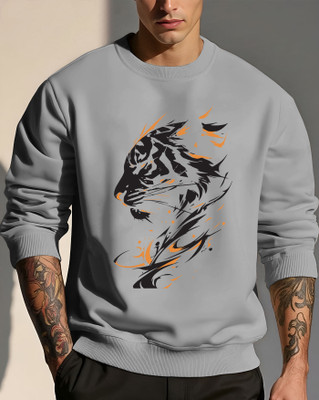 AUSK Full Sleeve Graphic Print Men Sweatshirt